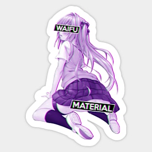 Aesthetic Japanese Girl 23 v2 Sticker